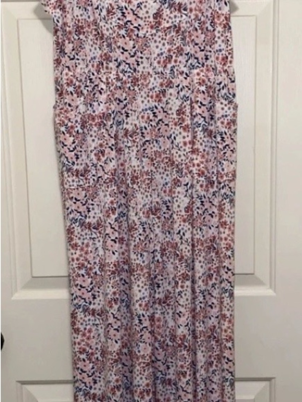 LuLaRoe Leola Wide Leg Cami Jumpsuit Floral Boho Summer Romper W Pockets XL -J16